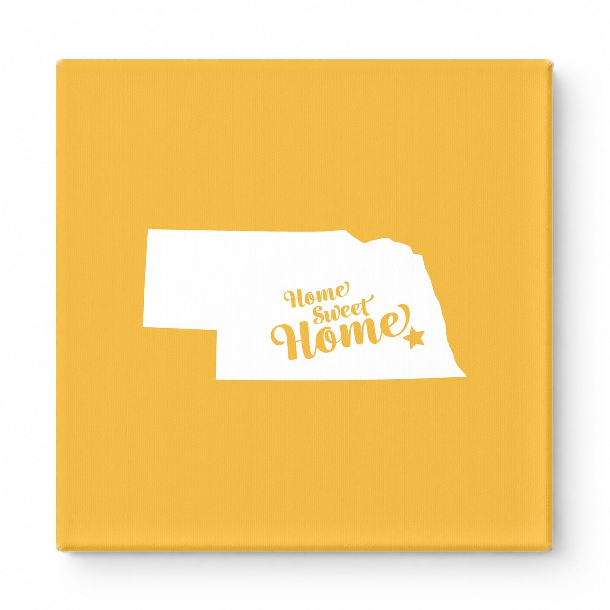 Home Sweet Lincoln — Nebraska State Silhouette