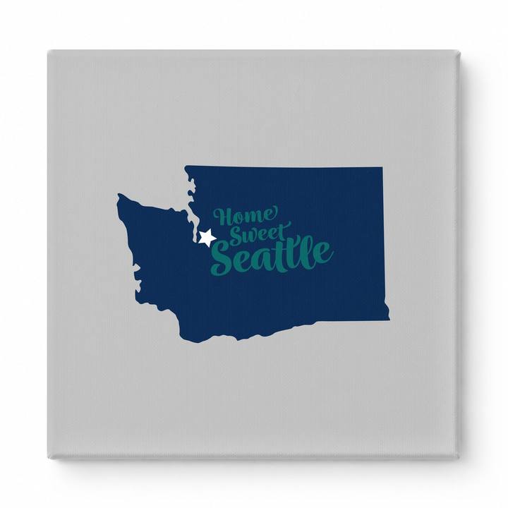 Home Sweet Seattle — Washington State Silhouette