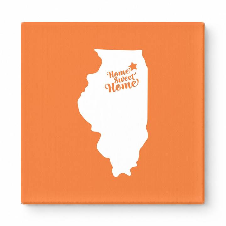 Home Sweet Chicago — Illinois State Silhouette