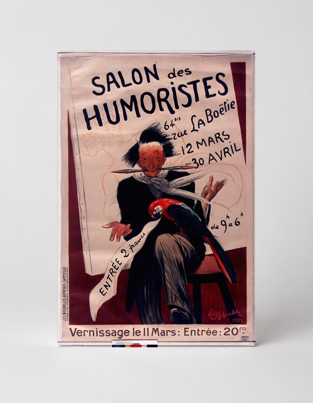 Salon des Humoristes 1922 - French Vintage Exhibition Poster Canvas Wall Art