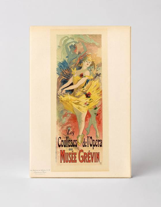 Les Coulisses de l'Opéra au Musée Grévin 1890s - Belle Époque Vintage Poster Wall Art