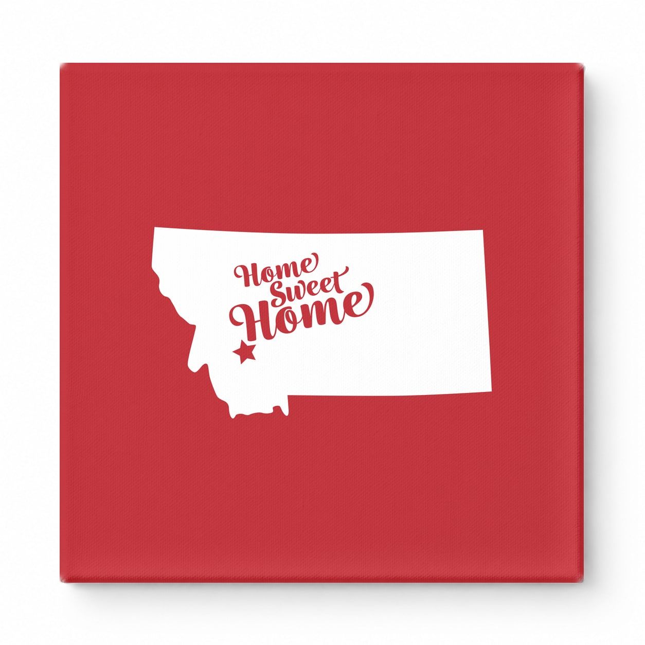 Home Sweet Home — Montana State Silhouette