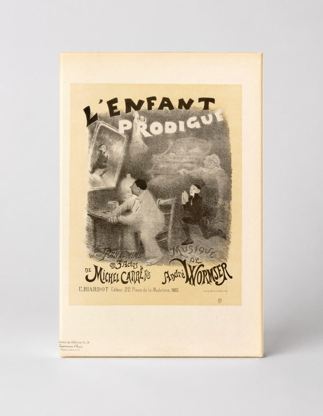 L'Enfant Prodigue 1890 - Belle Époque French Theatre Vintage Poster Wall Art