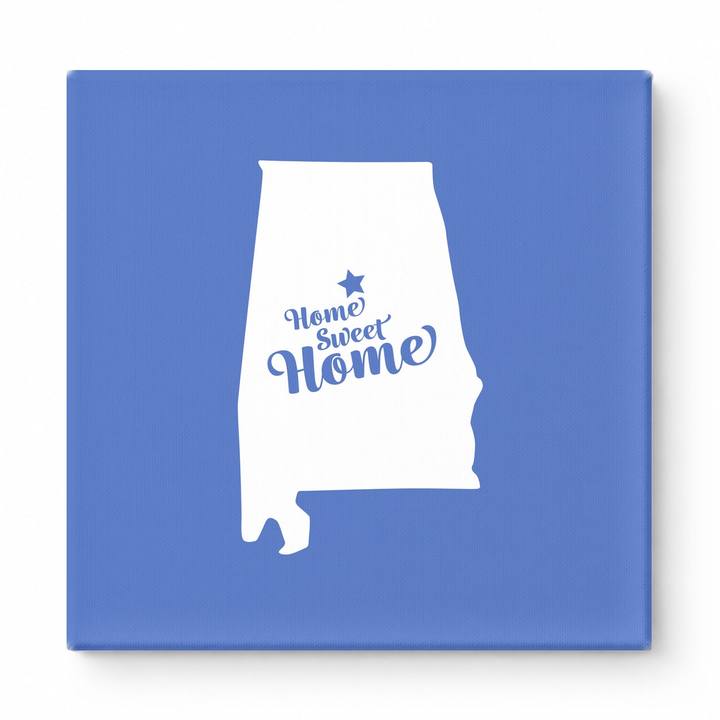 Home Sweet Montgomery — Alabama State Silhouette