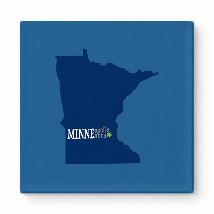 Home Sweet Minneapolis — Minnesota State Silhouette