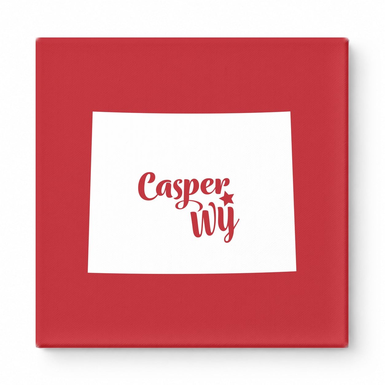 Home Sweet Casper — Wyoming State Silhouette