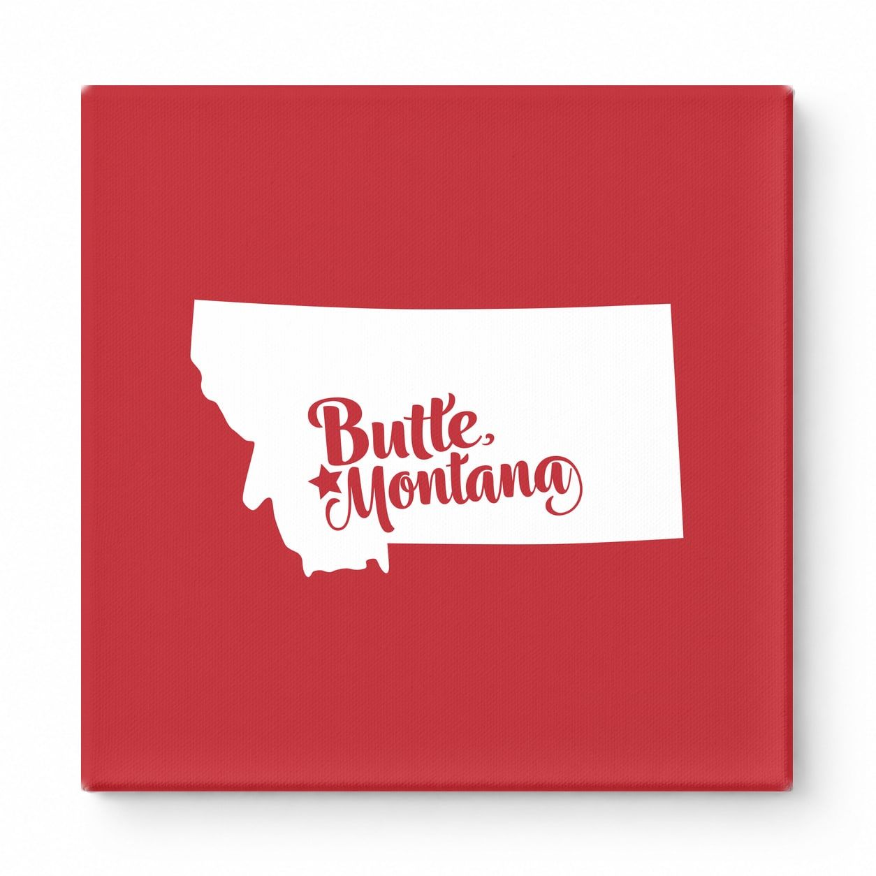 Home Sweet Butte — Montana State Silhouette