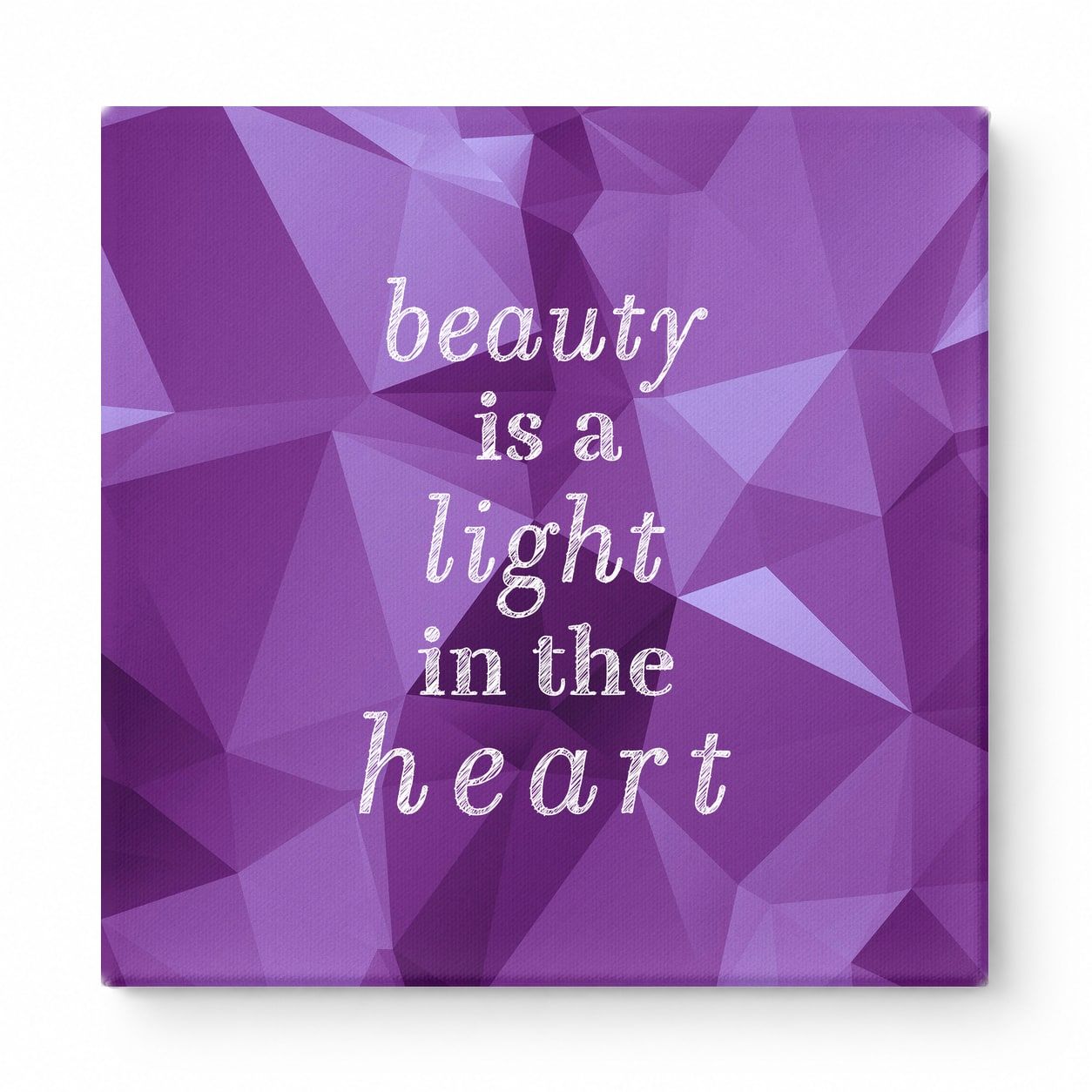Beauty Is a Light in the Heart — Geometric Low-Poly