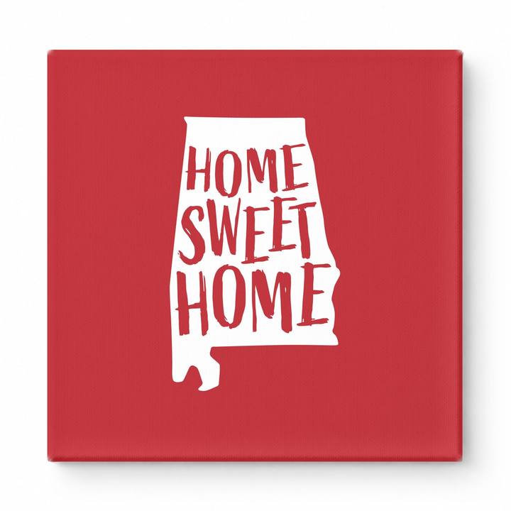 HOME SWEET HOME — Alabama State Silhouette