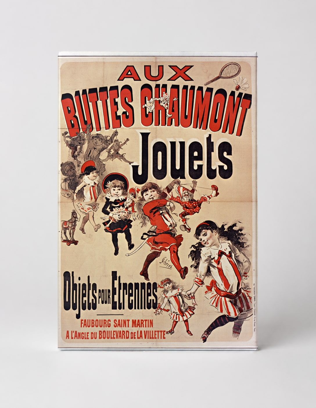 Aux Buttes Chaumont Jouets 1890s - Belle Époque French Toy Store Vintage Poster Wall Art