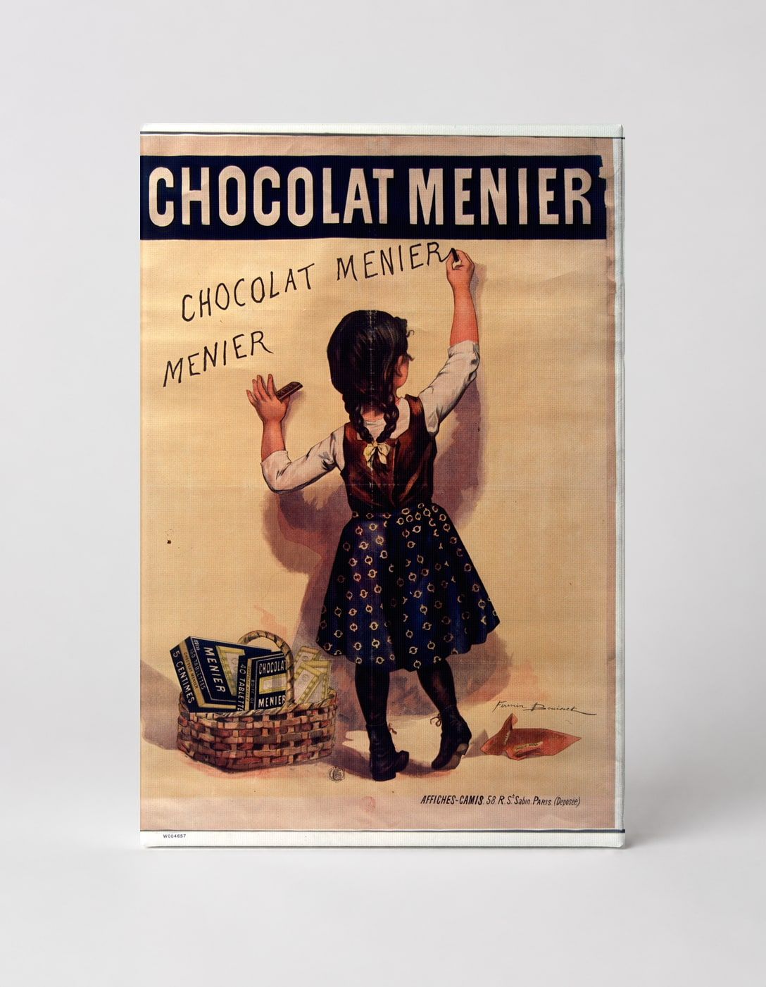 Chocolat Menier 1893 - Belle Époque Vintage Advertising Poster Wall Art