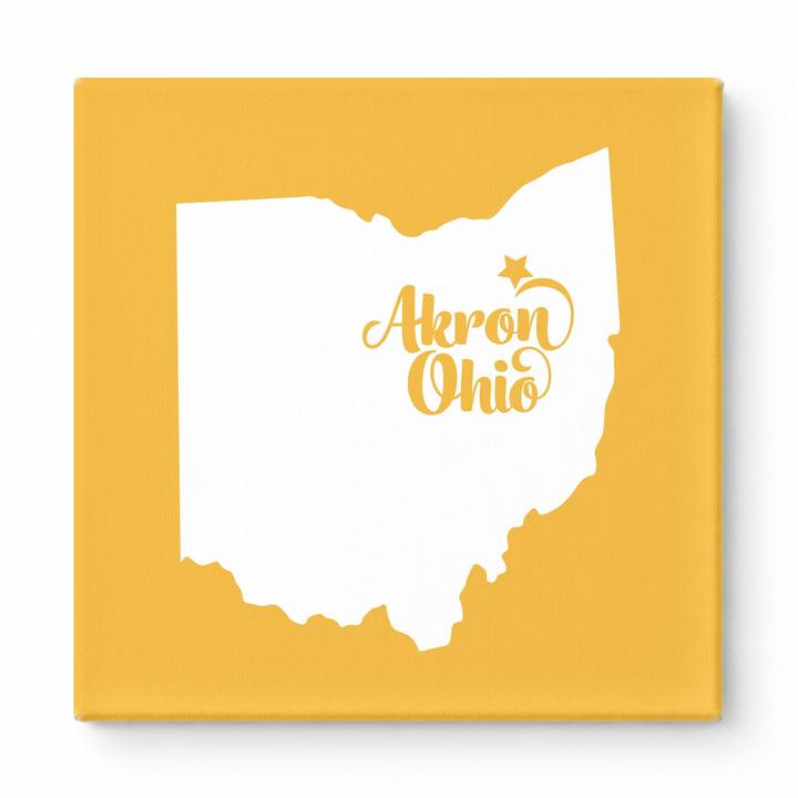 Home Sweet Akron — Ohio State Silhouette