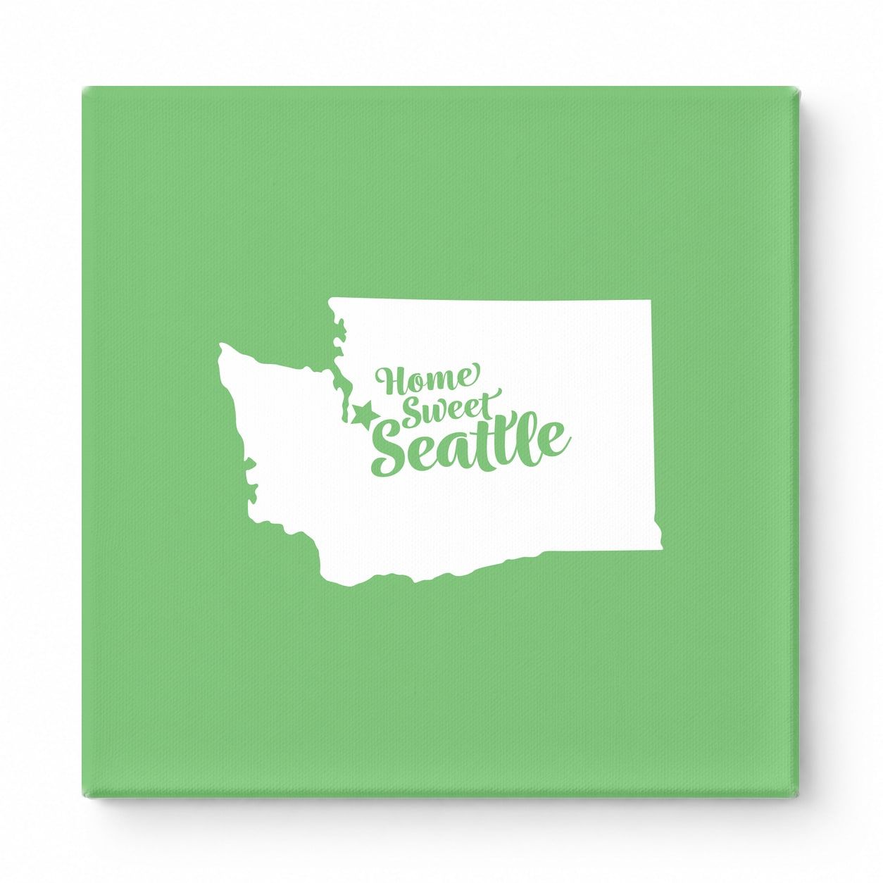 Home Sweet Seattle — Washington State Silhouette
