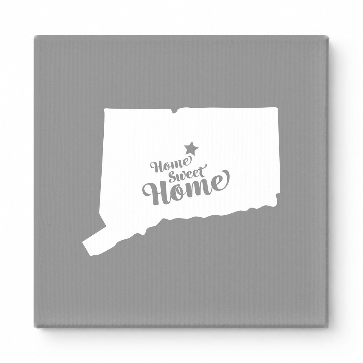 Home Sweet Hartford — Connecticut State Silhouette