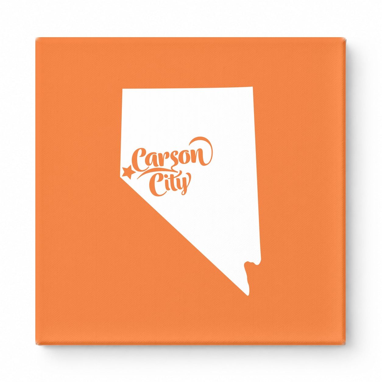 Home Sweet Carson City — Nevada State Silhouette