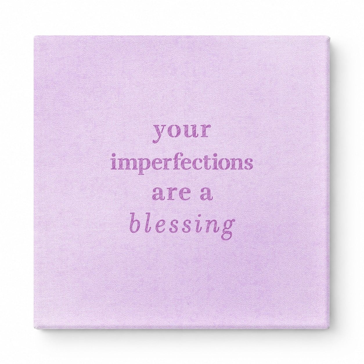 Your Imperfections Are a Blessing — Chalkboard Lettering