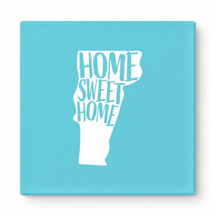 HOME SWEET HOME — Vermont State Silhouette