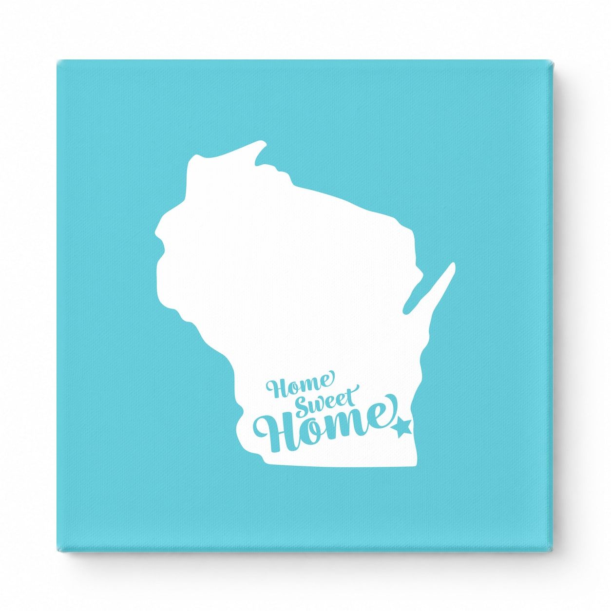 Home Sweet Kenosha — Wisconsin State Silhouette