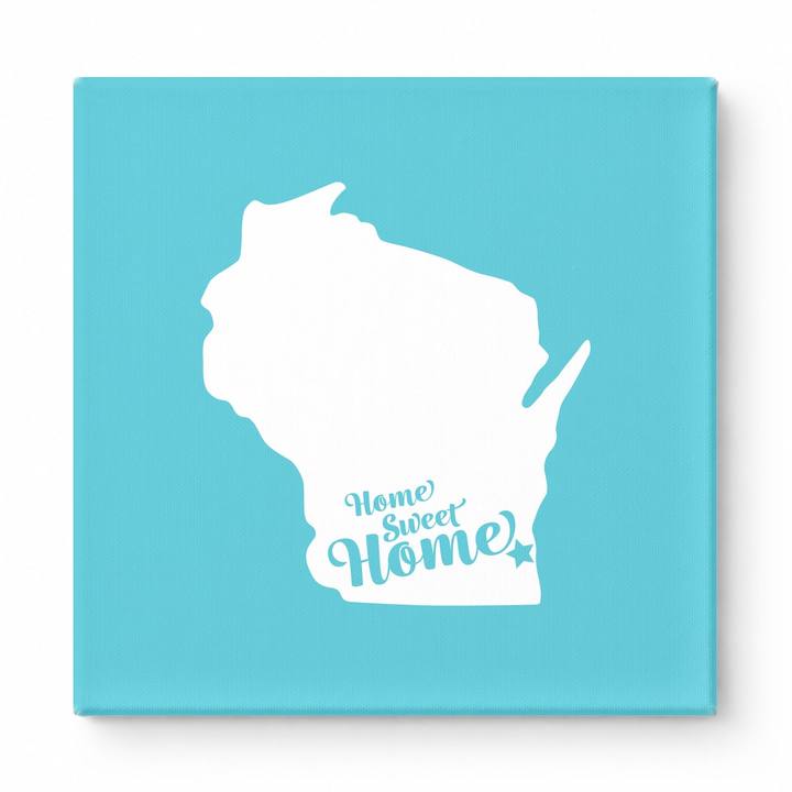 Home Sweet Kenosha — Wisconsin State Silhouette