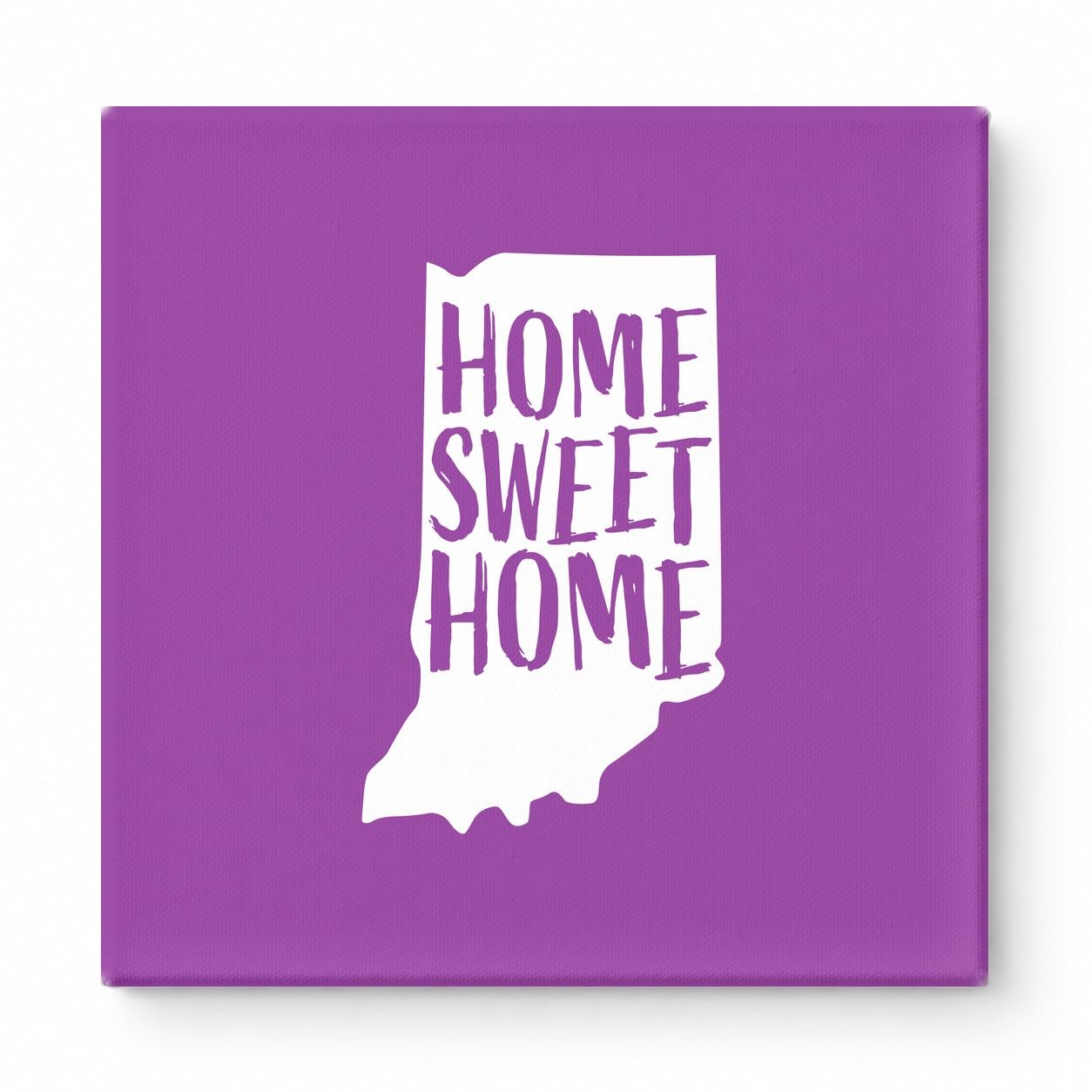 HOME SWEET HOME — Indiana State Silhouette