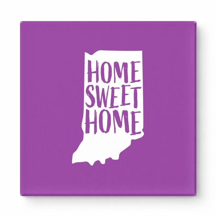 HOME SWEET HOME — Indiana State Silhouette