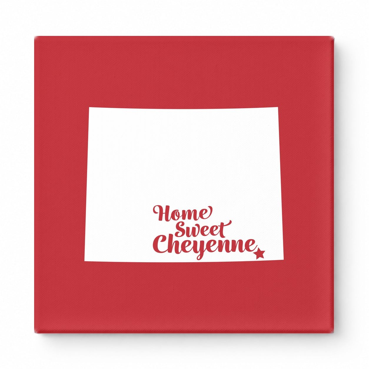 Home Sweet Cheyenne — Wyoming State Silhouette