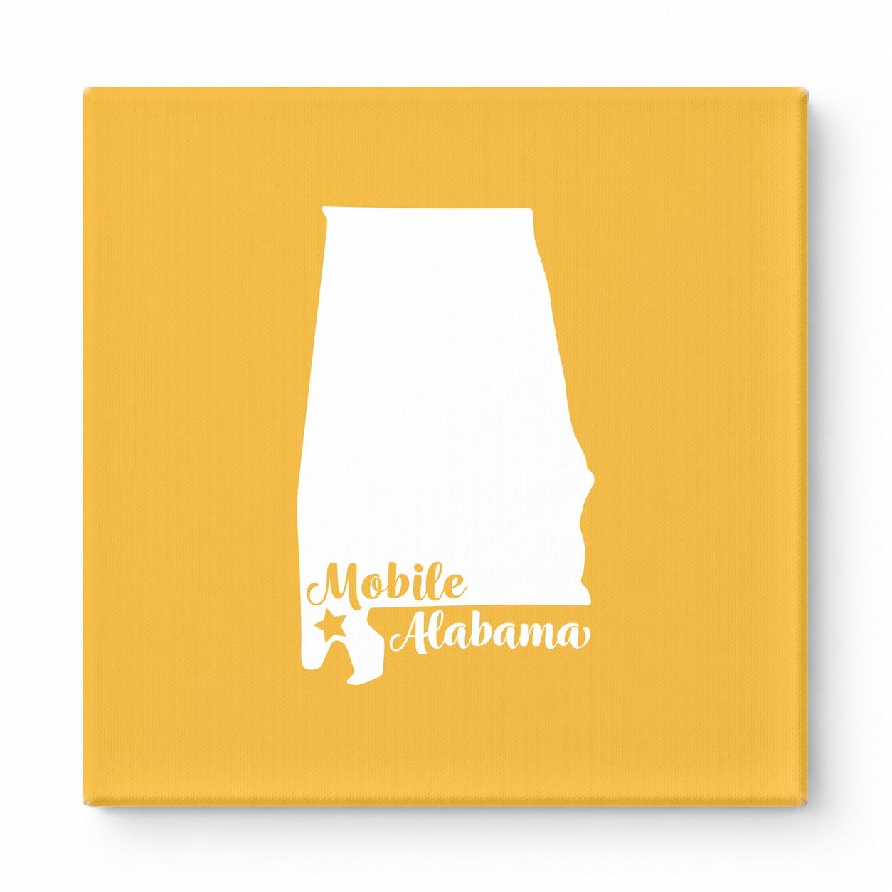 Home Sweet Mobile — Alabama State Silhouette