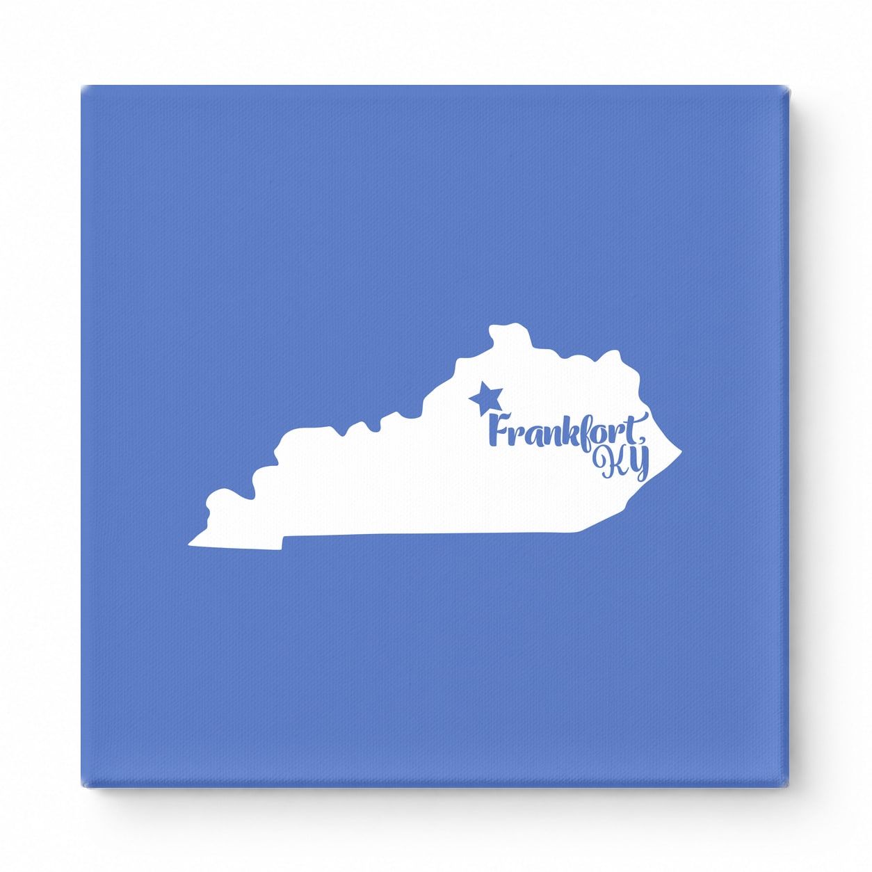 Home Sweet Frankfort — Kentucky State Silhouette