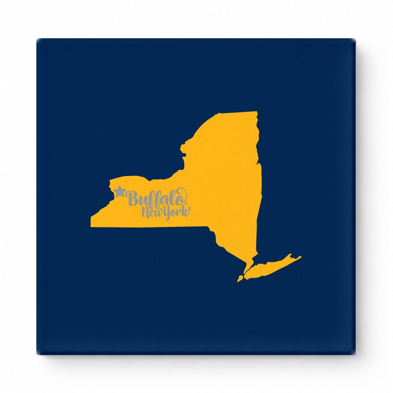 Home Sweet Buffalo — New York State Silhouette