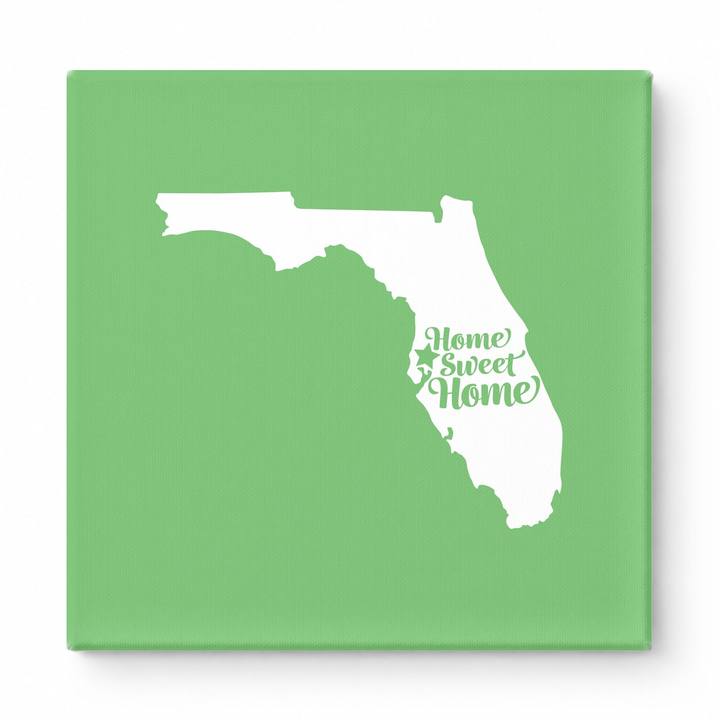 Home Sweet Palm Beach — Florida State Silhouette