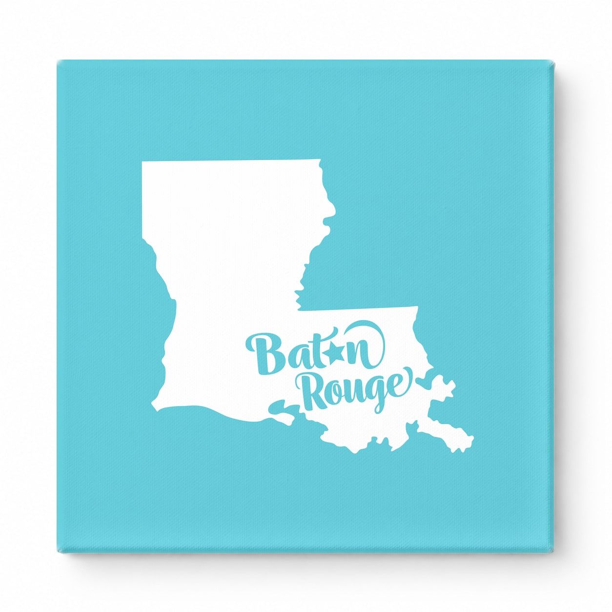 Home Sweet Baton Rouge — Louisiana State Silhouette