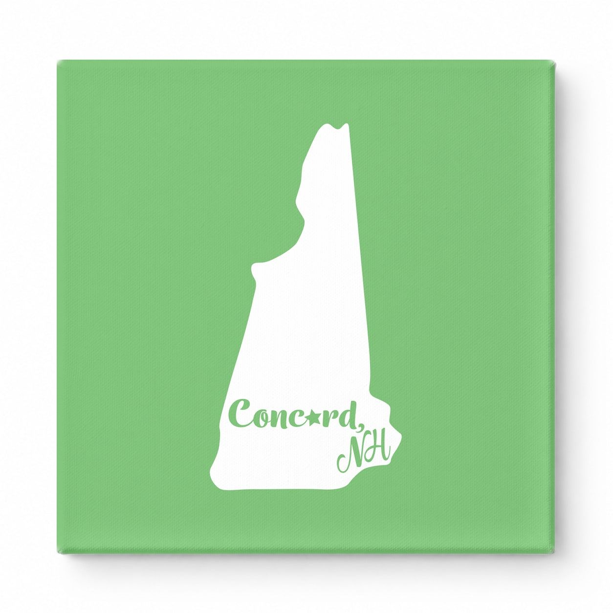 Home Sweet Concord — New Hampshire State Silhouette