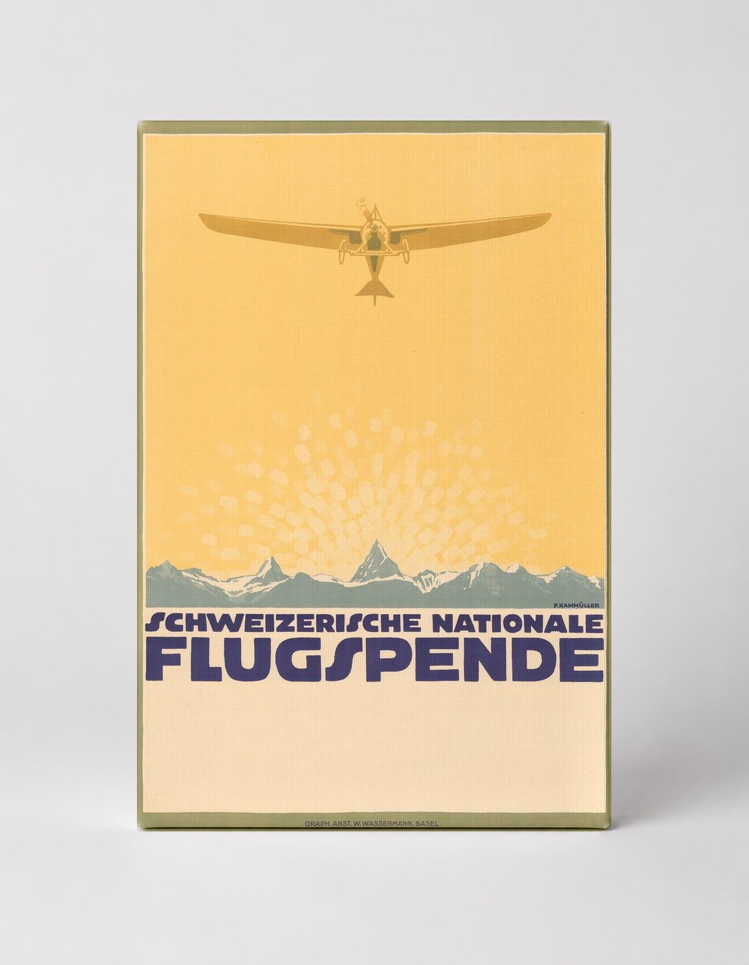 Schweizerische Nationale Flugspende 1913 - Vintage Aviation Poster Wall Art
