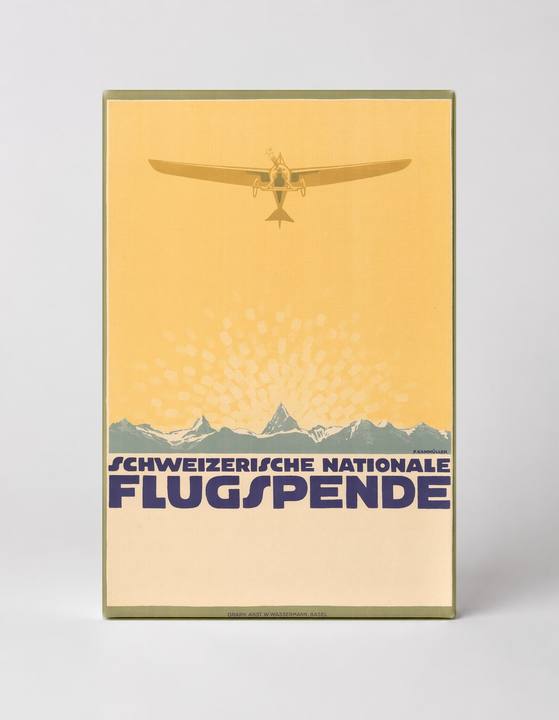 Schweizerische Nationale Flugspende 1913 - Vintage Aviation Poster Wall Art