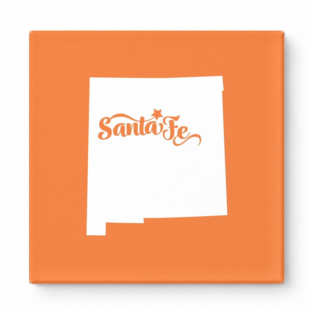 Home Sweet Santa Fe — New Mexico State Silhouette
