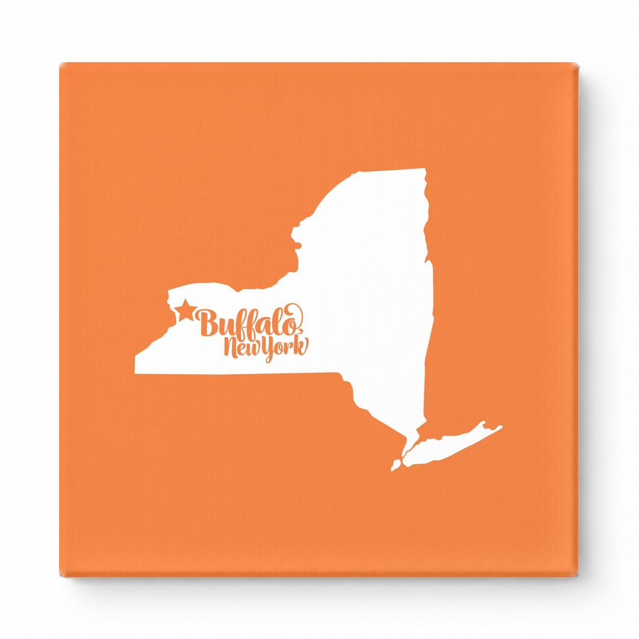 Home Sweet Buffalo — New York State Silhouette