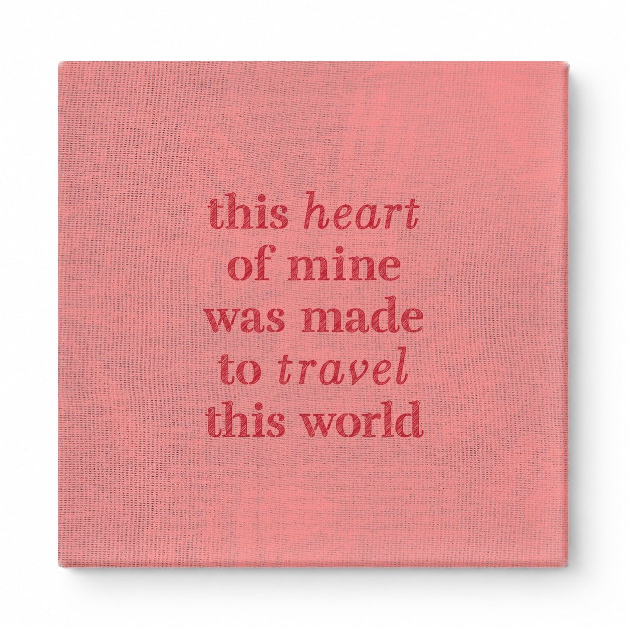 This Heart of Mine Was Made to Travel This World — Geometric Low-Poly