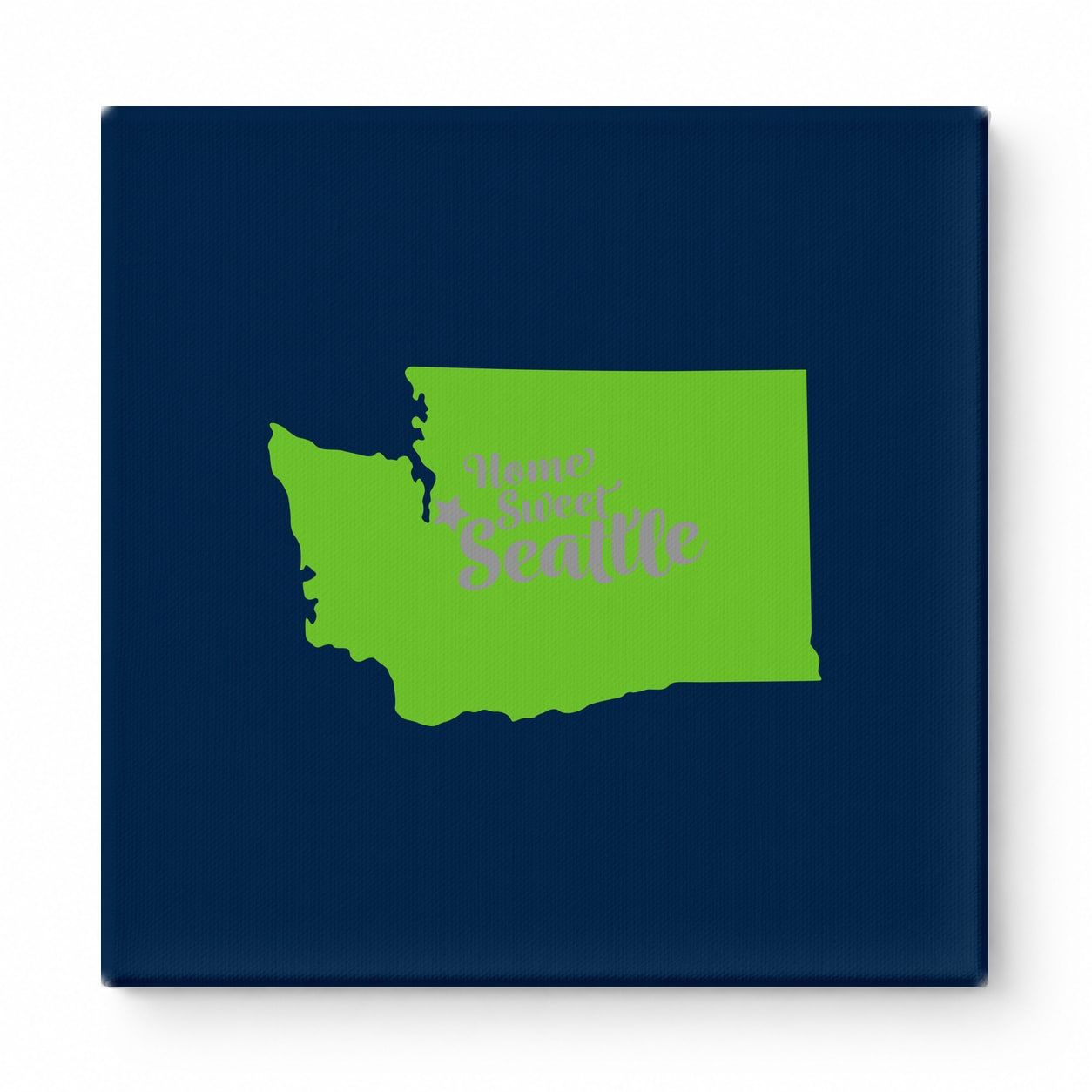 Home Sweet Seattle — Washington State Silhouette