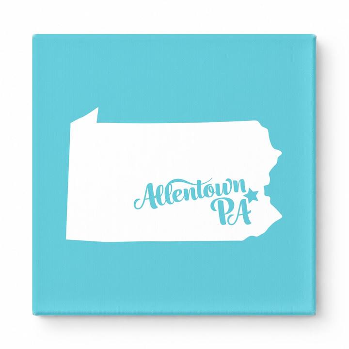 Home Sweet Allentown — Pennsylvania State Silhouette