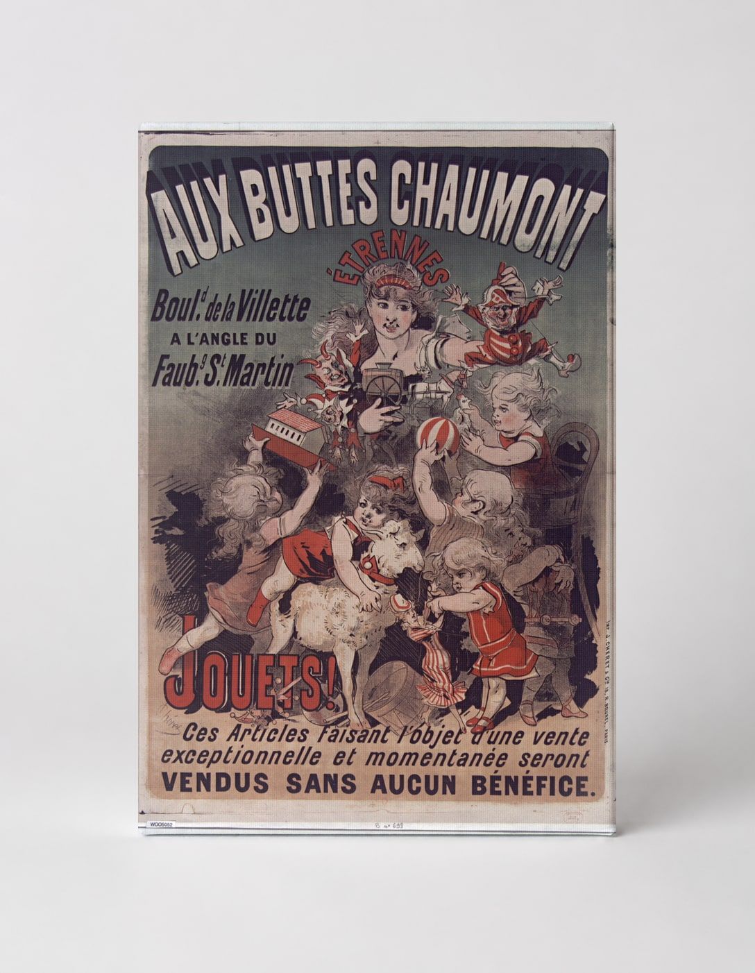 Aux Buttes Chaumont Jouets 1890s - Belle Époque Vintage Poster Wall Art