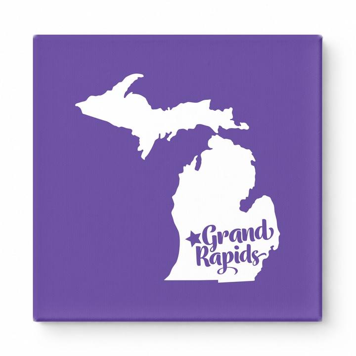 Home Sweet Grand Rapids — Michigan State Silhouette