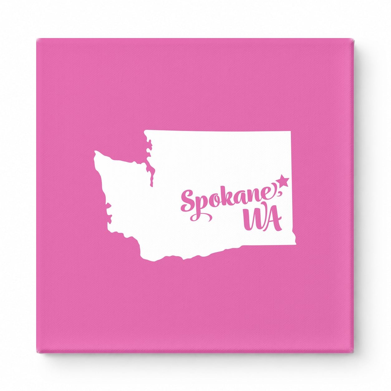 Home Sweet Spokane — Washington State Silhouette
