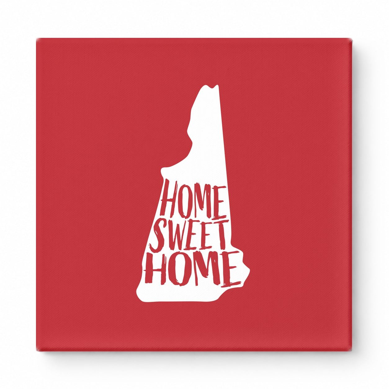 HOME SWEET HOME — New Hampshire State Silhouette