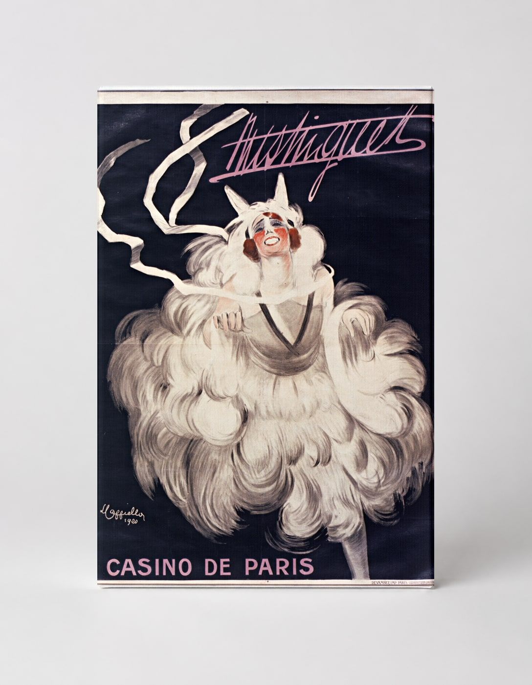 Attribuguet Casino de Paris 1920s - Belle Époque Vintage Poster Wall Art
