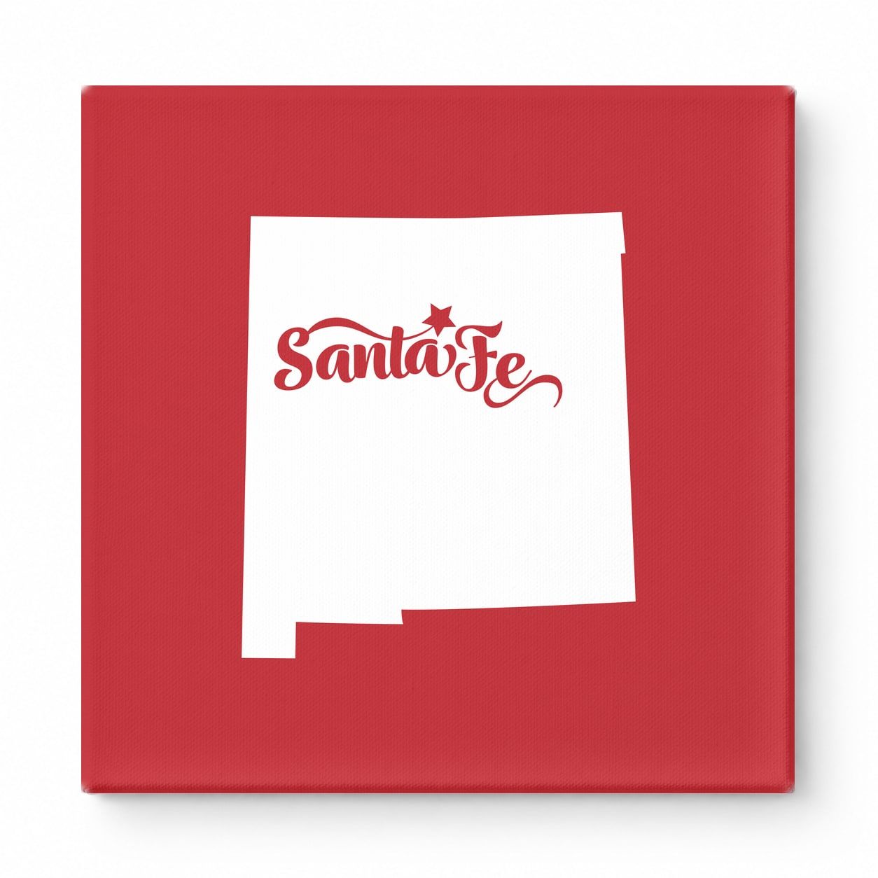 Home Sweet Santa Fe — New Mexico State Silhouette