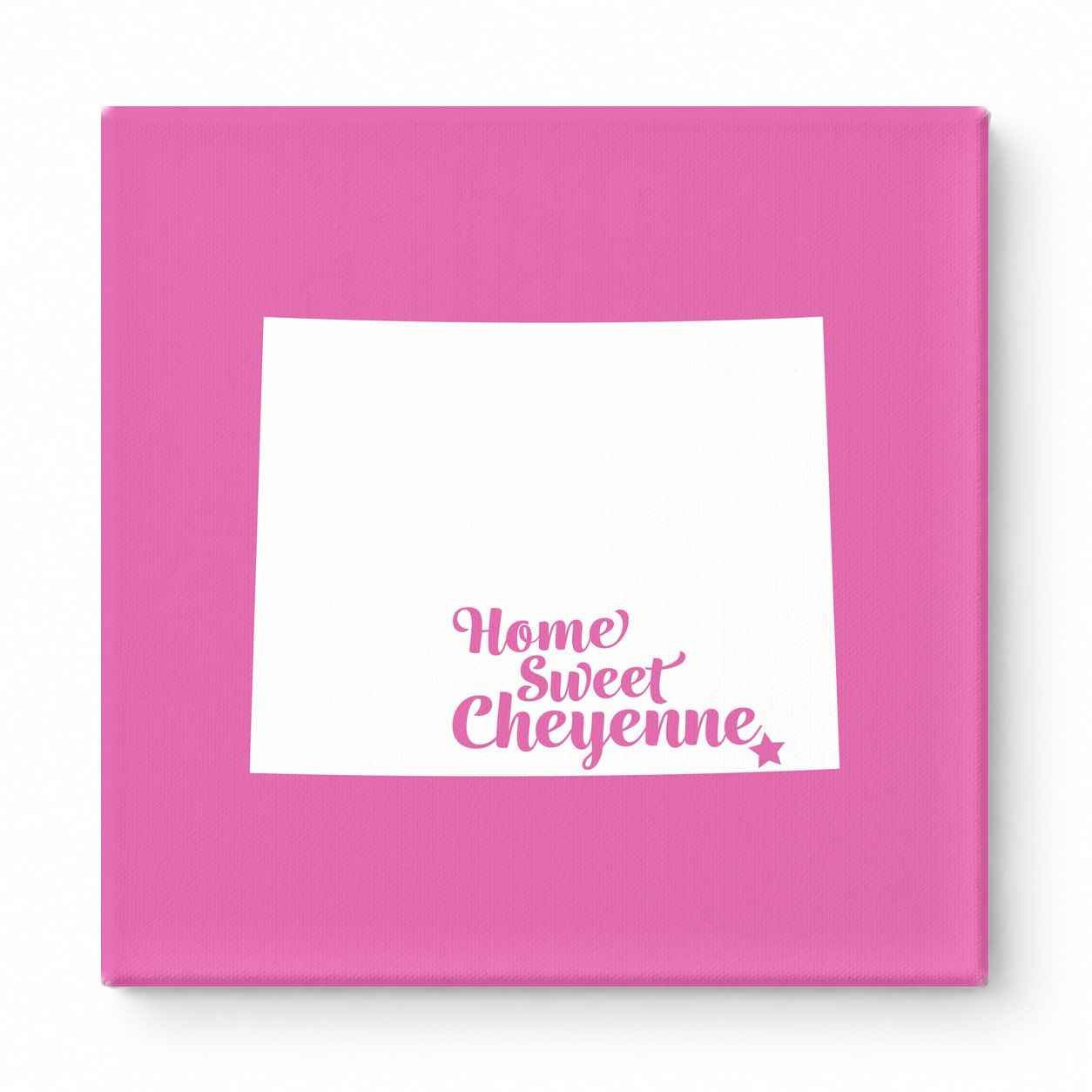Home Sweet Cheyenne — Wyoming State Silhouette