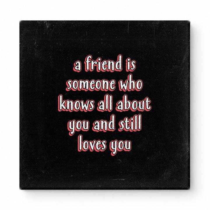 A Friend Is Someone Who Knows All About You and Still Loves You — Geometric Low-Poly