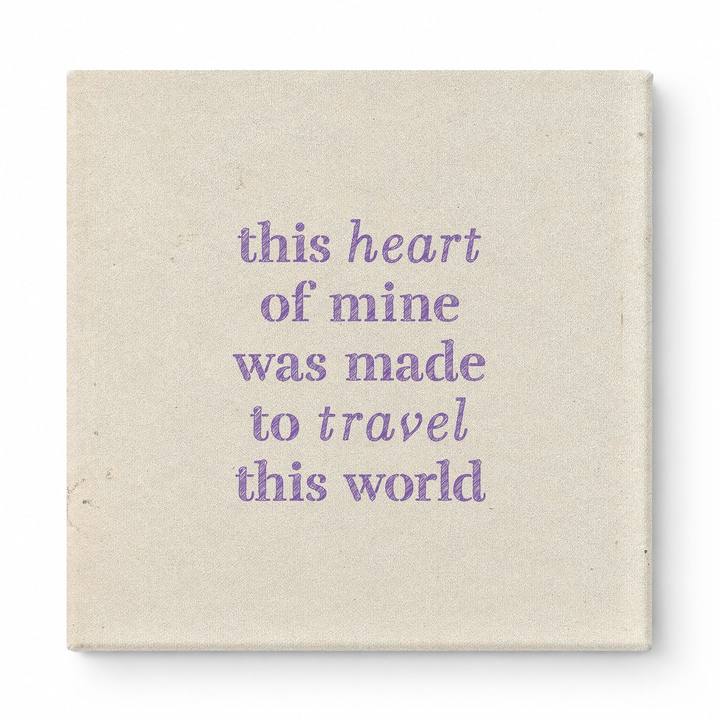 This Heart of Mine Was Made to Travel This World — Geometric Low-Poly