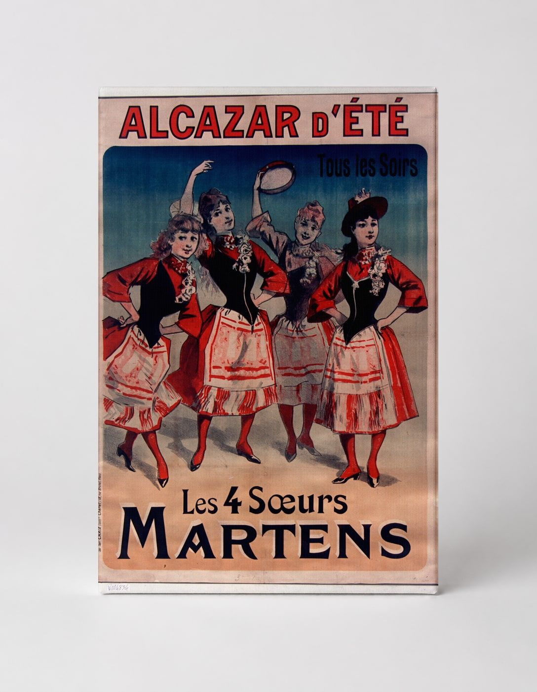 Les 4 Soeurs Martens Alcazar d'Été 1890s - Belle Époque Vintage Poster Wall Art