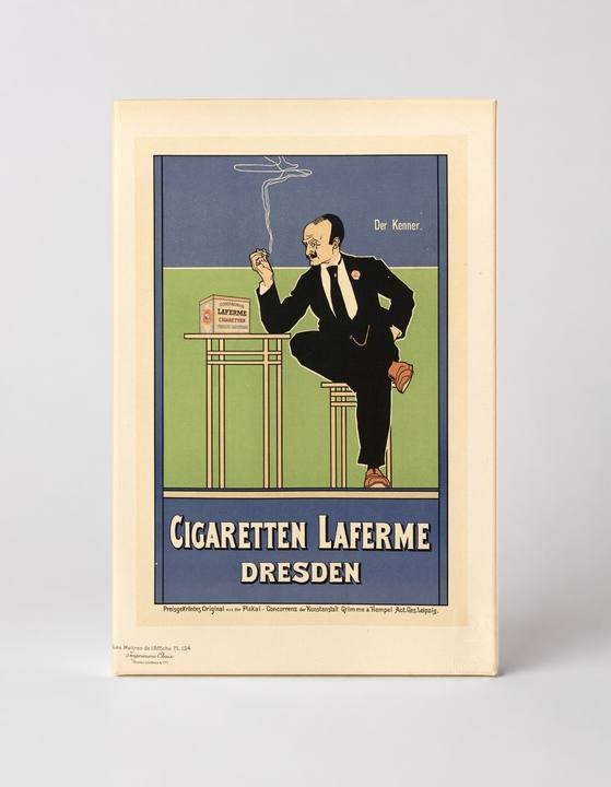 Cigaretten Laferme Dresden 1900s - Vintage German Advertising Poster Wall Art